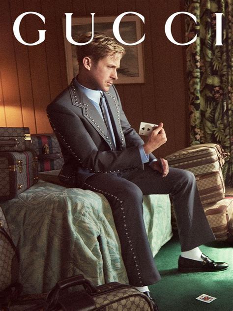 ryan gosling for gucci valigeria|ryan gosling wife and children.